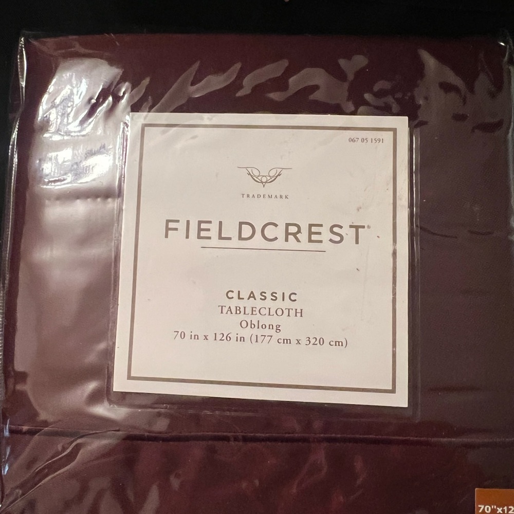 Table Cloth Brown Oblong 72in X 126 In